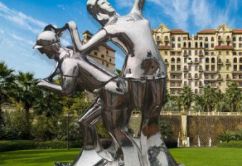 呂梁公園工人雕塑