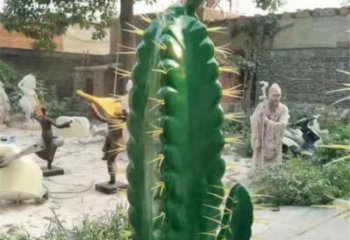 安康彩繪仙人棒雕塑承接，城市裝飾，仿真仙人棒雕塑公司