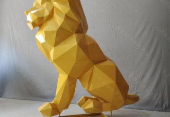 巴中獅子雕塑服務(wù)商，動(dòng)物雕塑，不銹鋼獅子雕塑制作