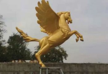 眉山園林金馬雕塑