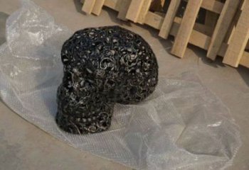 區酒店骷髏雕塑