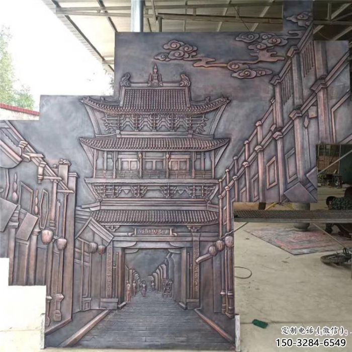 九龍坡地產(chǎn)浮雕供求，景區(qū)案例，景觀鍛銅浮雕廠家精選