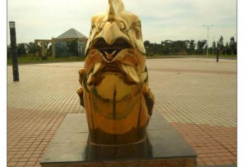 寧波不銹鋼生肖雕塑，鍍鈦工藝，公園廣場戶外擺放